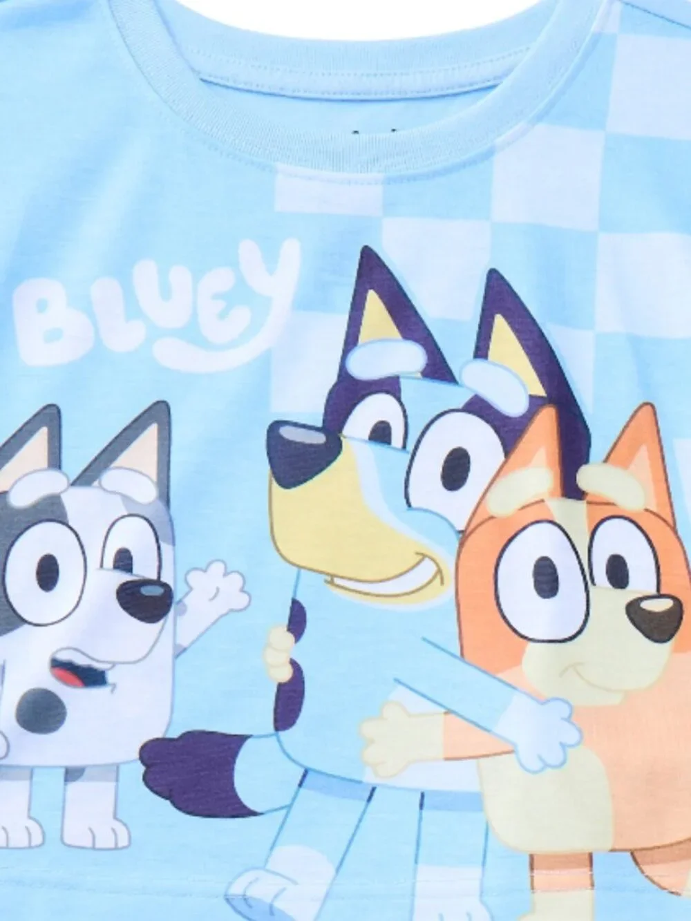 7/8 Bluey & Wonder Nation Girls Long Sleeve Top & Pants 2-Piece Pajama Set